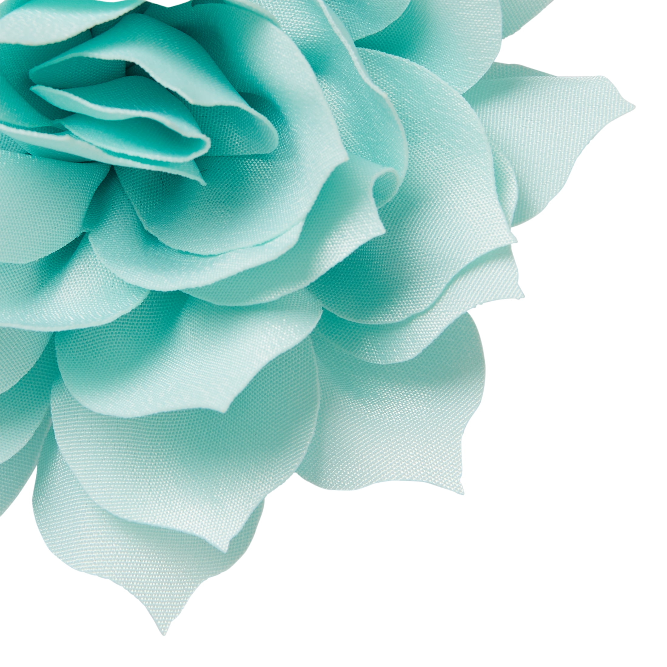 Offray Accessories, Mint Green 4 1/2 inch Lotus Flower great for sewing and crafting projects, 1 Each