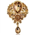 thumbnail image 1 of Broche colgante de cristal para mujer, accesorio con ramillete de aleación de diamantes de imitación, 1 of 1
