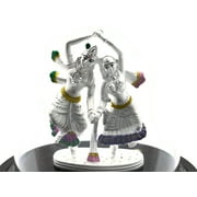 999 Pure Silver Radha Krishna idol / Statue / Murti (Figurine #03B)