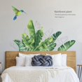 thumbnail image 1 of Pegatinas de pared de hojas verdes de plantas tropicales para sala de estar, dormitorio, guardería, aula, oficinas, murales artísticos, decoración del hogar..., 1 of 7