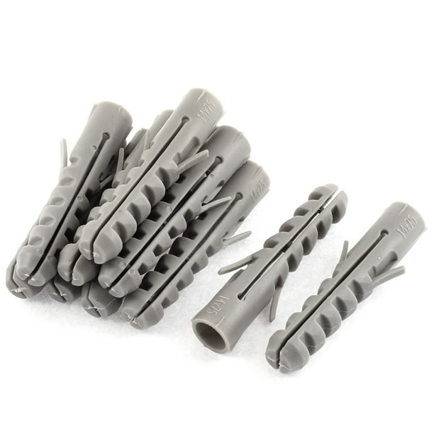 Uxcell 13mm x 71mm Lag Expand Tube Wall Screws Plastic Expansion Nails