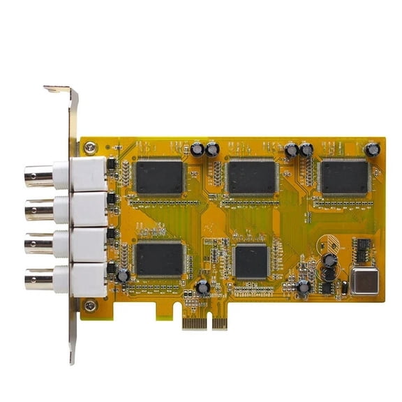 FOR 4 Channel av/s Video Capture BNC 4 Port VC4000E Image Monitoring Capture Card 4 Port PI7C9X SAA7134HL Chip 1394 1440*900
