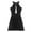 Black, variant on HULIJA Women's Figure Ice Roller Skating Dress Sleeveless Shiny Rhinestones Lyrical Ballet Dance Burgundy S