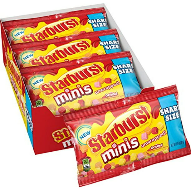 Starburst Original Minis Fruit Chews Candy 35 Ounce 15 Share Size