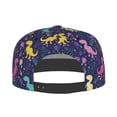 thumbnail image 4 of Haiem Colorful Dinosaur Classic Snapback Cap Flat Bill Hat Baseball Cap Adjustable Size Cotton Dad Hat, 4 of 9