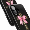 thumbnail image 2 of God Is Good Cross iPhone Case, Psalm 34:8 Floral Christian Design, Christian Scripture Floral Cross with Pink Bow, Dual Layer Touch Case for iPhone 11 12 13 14 15 16 Pro Max, 2 of 6