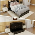 thumbnail image 5 of Pemberly Row Queen Murphy Bed with Chest & Built-in Charger Black-With Mattress, 5 of 10