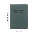 thumbnail image 2 of COOPHYA Weekly Planner With Notes Pocket Notebook Green Artificial Journaling 1Pcs, 2 of 6
