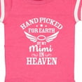 thumbnail image 4 of Inktastic Handpicked for Earth by My Mimi in Heaven with Angel Wings Boys or Girls Baby Bodysuit, 4 of 5