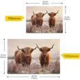 thumbnail image 5 of FREEAMG Highland Cattle Puzzle 1000 Pieces - Wooden Jigsaw Puzzles for Family Games - Suitable for Teenagers and Adults, 29.5"x19.7", 5 of 7