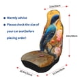thumbnail image 4 of Sigee Bluebird Blossom Elegance for Universal Car Seat Covers, Premium Car Seat Protector Set for Cars, SUVs, Trucks, 4 of 7