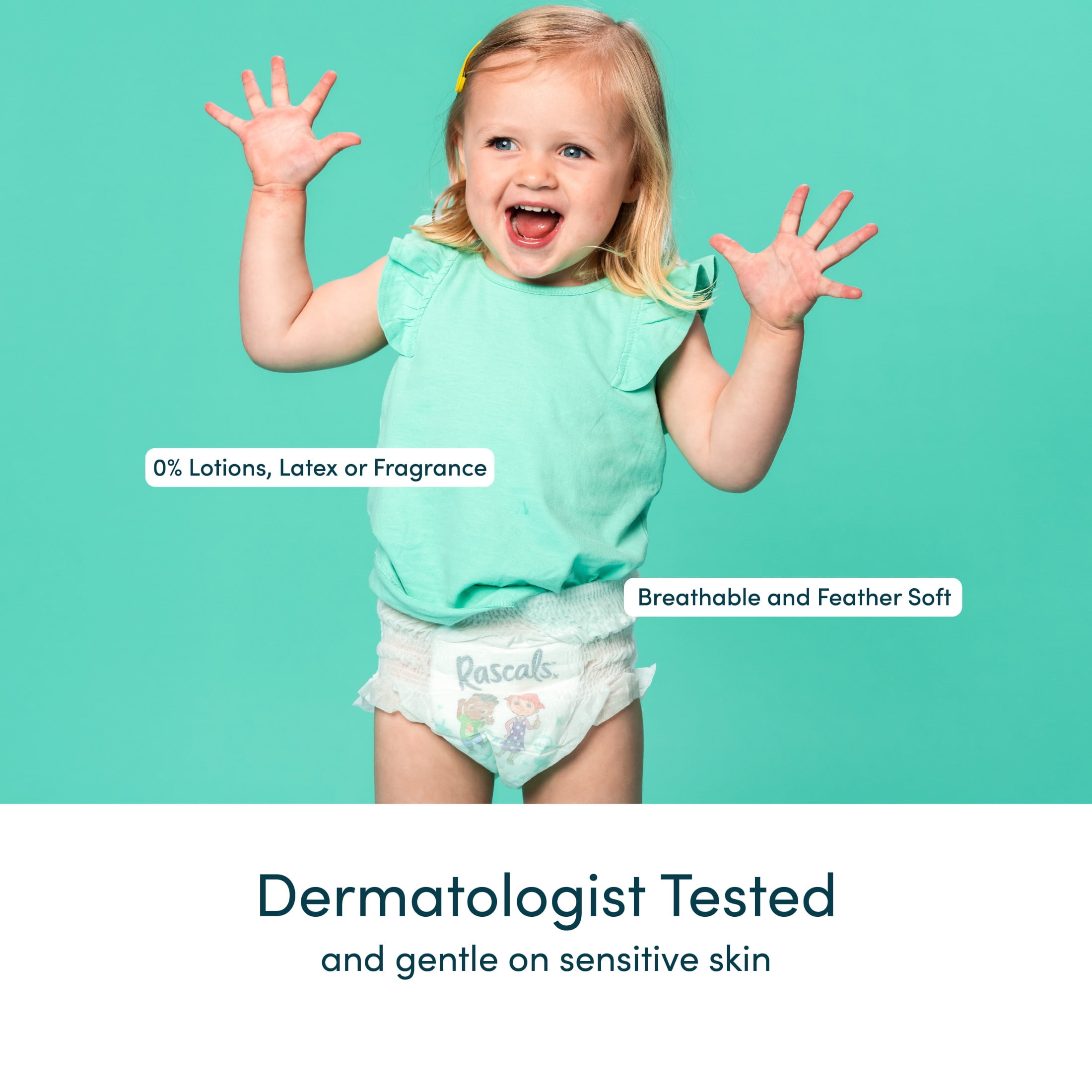 Rascals Premium CoComelon Training Pants, Unisex, Sizes 3T-5T, 32-36 count