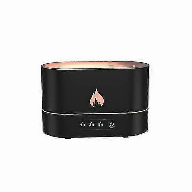 Usb Simulation Flame Night Light With 250ml Water Tank Humidifier