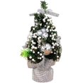 thumbnail image 1 of Árbol de Navidad mini YONGSHENG decoración de escritorio Plata, 1 of 5