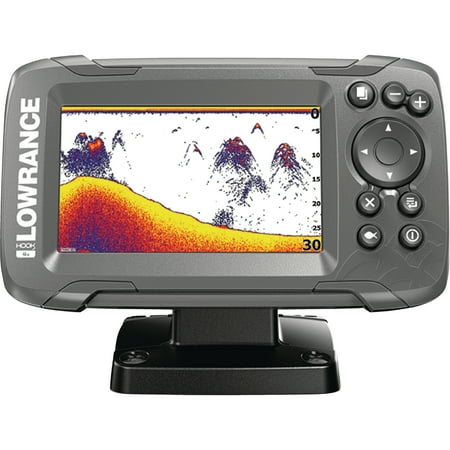 Lowrance 000-14012-001 HOOK-2 4X Fishfinder with Bullet Skimmer Transducer, Autotuning Sonar & 4