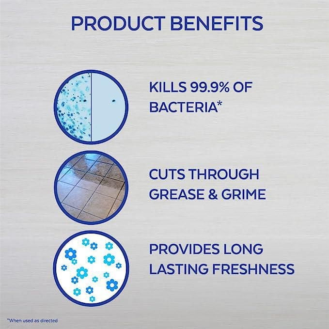 Lysol All Purpose Cleaner, Pour, Sparkling Lemon & Sunflower Essence, Multi Surface Cleaner, 4.26 L