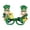 Army Green, variant on St. Day Glasses Novelty Eyewear for Irish Festival Party Celebration Shield for Women