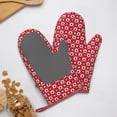 thumbnail image 4 of Hirioo Ladybugs And White Dots for Silicone Oven Mitts for BBQ, Baking, Cooking, Set of 2, Heat Resistant 260℃, Non-Slip Kitchen Essentials, 4 of 6
