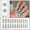 A16, variant on Square Press on Nails - Long Fake Nails, Glossy Finish, Colorful Crocodile Print, DIY Artificial False Nail Art - 24 Pcs Nail Kit with Jelly Glue