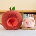 thumbnail image 4 of QTOCIO Toddler Toys, Cute Fruit Pig Soft Toy With Removable Stuffed Piglet Cozy And Comfortable Design For Kids And Adults Ideal For Gifts And Decoration, 4 of 6