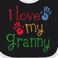 thumbnail image 4 of Inktastic I Love My Granny Boys or Girls Baby Bib, 4 of 4