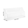 thumbnail image 7 of UPGRATOR Suction Cup Storage Holder Transparent Acrylic Drink Organizer 1Pack 8.7X3.9X2.4In, 7 of 7