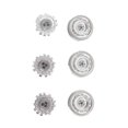 thumbnail image 4 of 3PCS Electric Shaving Refills Metal Round Head Shaving Refill Replacement for SH90 52 S7000 S9000, 4 of 4
