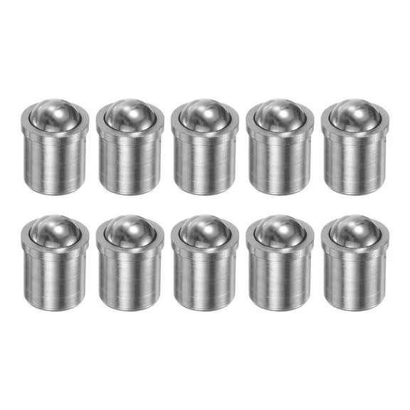 Uxcell 10pcs Ball Plunger 6x7mm 304 Stainless Steel Precision Positioning Beads Ball Point Spring Plungers