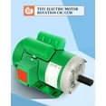 thumbnail image 2 of 2HP Electric Motor Farm Duty Single Phase Motor 1725RPM 115/230V 145T TEFC CW/CCW 4Pole, 2 of 7
