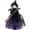 purple, variant on Jiibva Halloween Witch Tree Topper, Scary Halloween Tree Hanging Ornaments, Witch Dolls Halloween Festive Table Decoration