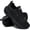 Black, variant on Women's Platform Walking Shoes Lightweight Breathable Mesh Sneakers for Casual Work
