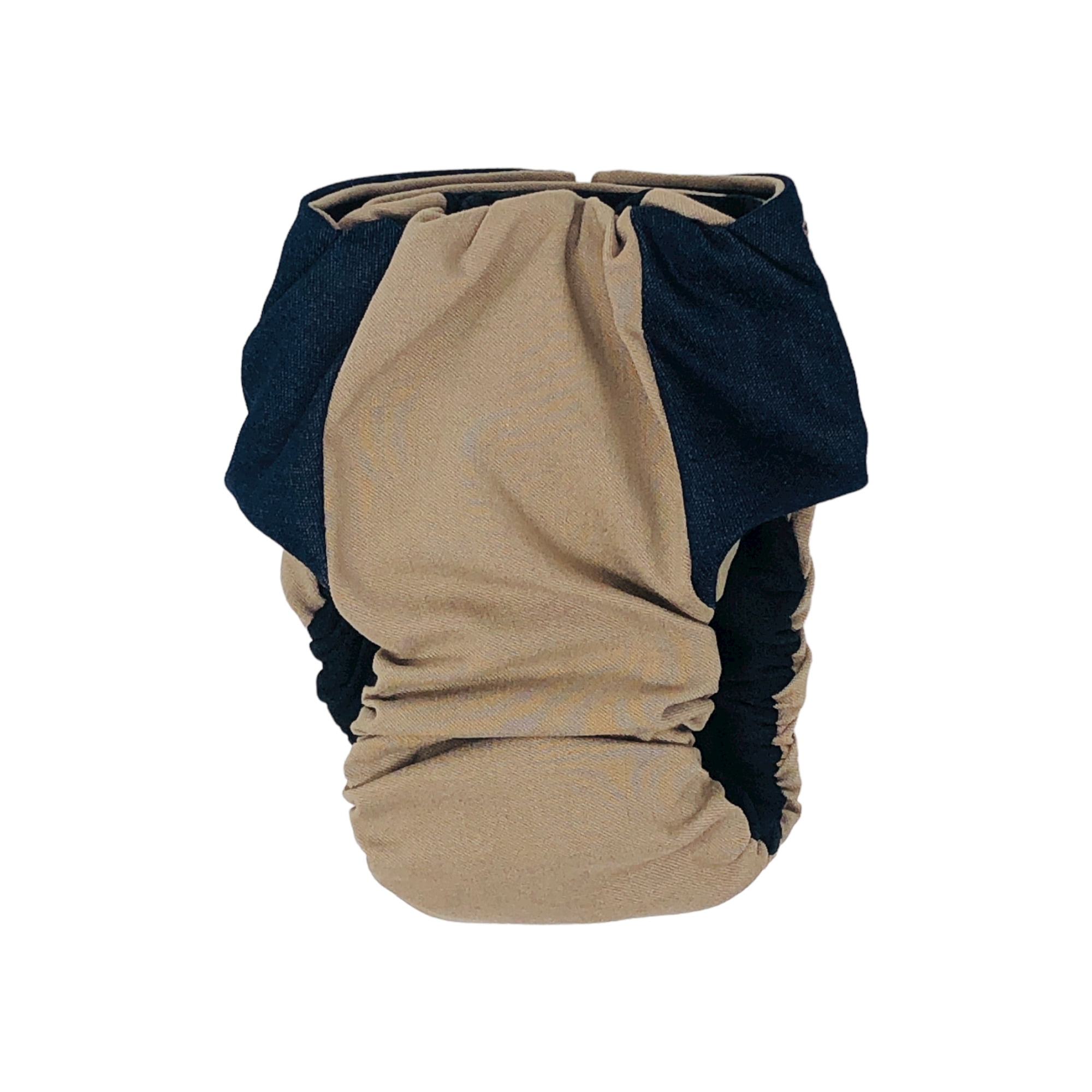 Barkertime Denim on Beige Dog Diaper