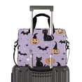 thumbnail image 2 of FORMRS 16" Laptop Sleeve Bag Carrying Case with Handle Travel Shoulder Briefcase, Light Purple Halloween Black Cat, 2 of 8