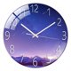 thumbnail image 2 of Reloj de pared moderno de cuarzo silencioso con péndulo y cristal templado, ideal para sala de estar o habitación infantil. Estrella fugaz, 2 of 8