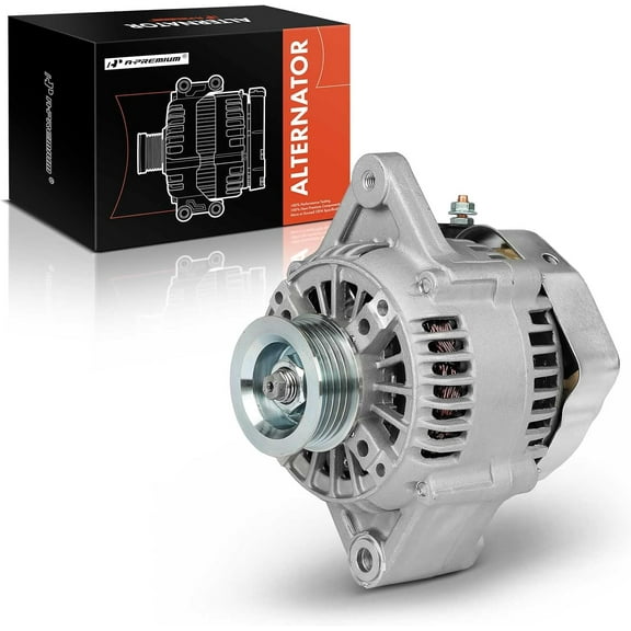 A-Premium Alternator Compatible with Toyota Tacoma 1997-1999, 4Runner 1996-1999, T100 1997-1998, 2.4L 2.7L, 12V 70A 5-Groove Pulley Clockwise, Replace# 27060-75150-84, 27060-75170