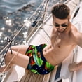 thumbnail image 2 of luoweisi Men's Beach Shorts Quick Dry Swim Trunks with Mesh Lining Frog XL, 2 of 5