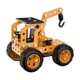 thumbnail image 3 of Agiferg Educational Toys Montessori Learning Toys, Nut Disassembly Toy Metal Assembly Engineering Car Toy Creatives Model Building Blocks Excavator Gift Bulldozer, 3 of 6