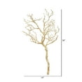 thumbnail image 2 of Vickerman 38" Long x 14" Wide Artificial Gold Manzanita Branch, 2 of 2