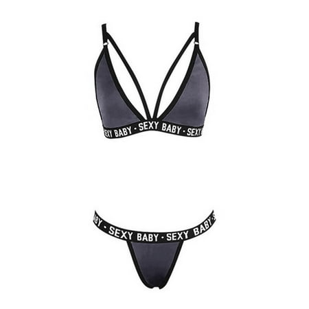 

CFXNMZGR Lingerie For Women Sleepwear Night Bra And Panty Set Backless Pajamas Nightgowns For Women