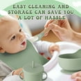 thumbnail image 2 of HEQUSigns Army Green Silicone Baby Feeding Supplies Set, 8 Piece, 2 of 15