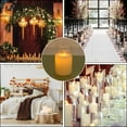 thumbnail image 6 of USB Rechargeable LED Candles, Glass LED Candle, Flameless Candles, Glass Battery Operated Candles, With Realistic Flickering Flames 7.5 * 12.5CM, Warm Color, 6 of 6