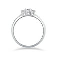 thumbnail image 2 of G/VS 1/2ct Three Stone 100% Diamond Engagement Ring 14K White Gold Lab Grown, 2 of 2