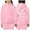 Pink, variant on Kids Letter Print Hoodie and Pants Set, Stylish Pullover Sweatshirt with Long Sleeves for Fall Winter, Baby Toddler Boy Girl Outfit 6-24 Months 3T-5T