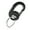 PVD Black, variant on Fliplock Stainless Steel Locking Carabiner - Keychain Carabiner with Locking Gate - Carabiner Clip for Keys, Camping Accessories & More – PVD Gold / 1.75"