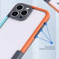 thumbnail image 5 of for iPhone 14 13 Pro Max Plus Mini Phone Case Colorful Soft Silicone Bumper Frame Shockproof Protection Only Border No Back, Pink Purple, for iPhone 14 Pro, 5 of 7