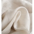 thumbnail image 3 of THD Extra Wide Sheer Voile Patio Door Grommet Curtain Panel for Sliding Doors - Single Panel - 100" W x 95 L, Beige, 3 of 6