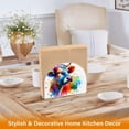 thumbnail image 5 of Cow Colorful and Painting Napkin Holder for Table Clear Napkin Stand Paper Holder Acrylic Organizer Dispenser Napkins for Dinner Kitchen Restaurant Room, 5 of 8