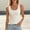 White, variant on Women's Sleeveless U Neck Tank Top Casual Loose Fit Summer Top