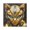 Gold, variant on Robot Cat Head Wall Clock Battery Operated Silent Non-Ticking Bedroom Office Kitchen Home School Decor 7.8"(Gold)