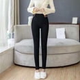 thumbnail image 3 of 2023 New Winter Sherpa Fleece Lined Leggings For Women, 3 of 5